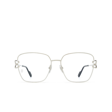 Cartier CT0486O Eyeglasses 002 silver - front view