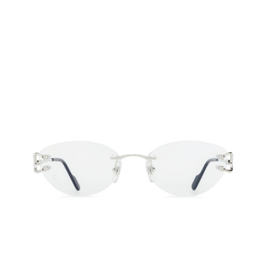 Cartier CT0487O Eyeglasses 002 silver - front view