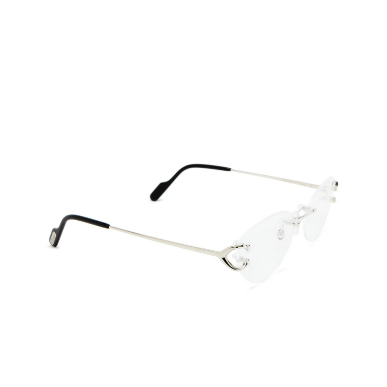 Cartier CT0487O Eyeglasses 002 silver - 2/4
