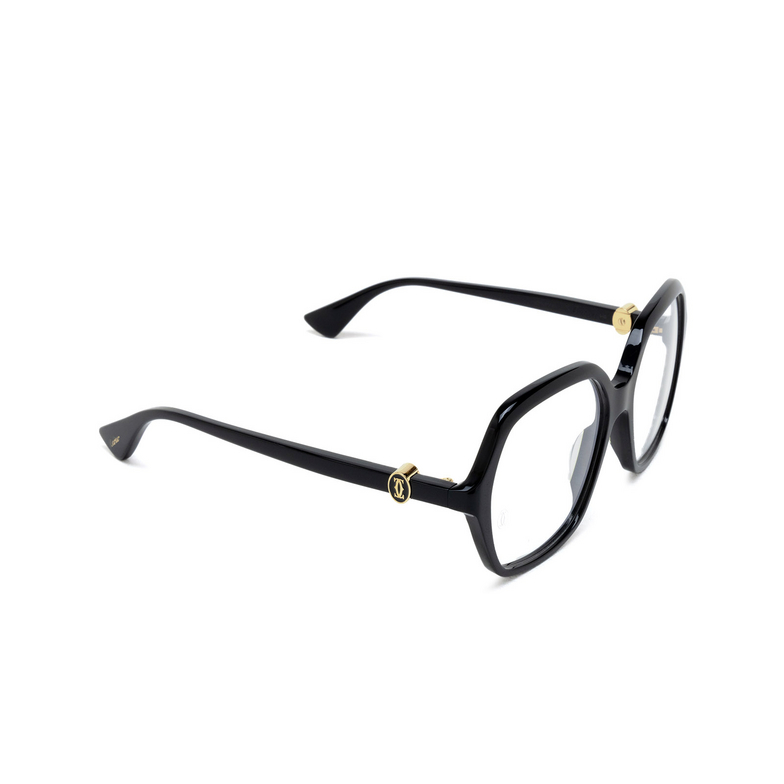 Cartier CT0492O Eyeglasses 001 black - 2/4