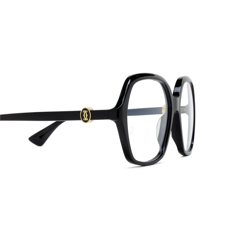 Cartier CT0492O Eyeglasses 001 black - 3/4