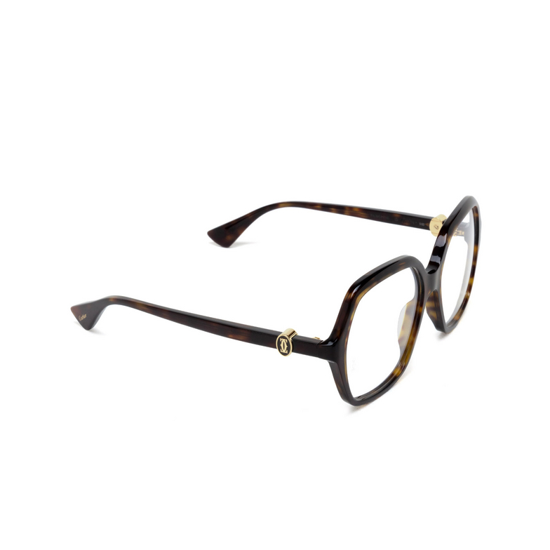 Cartier CT0492O Eyeglasses 002 havana - 2/4