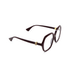 Lunettes de vue Cartier CT0492O 003 burgundy - Vignette du produit 2/4