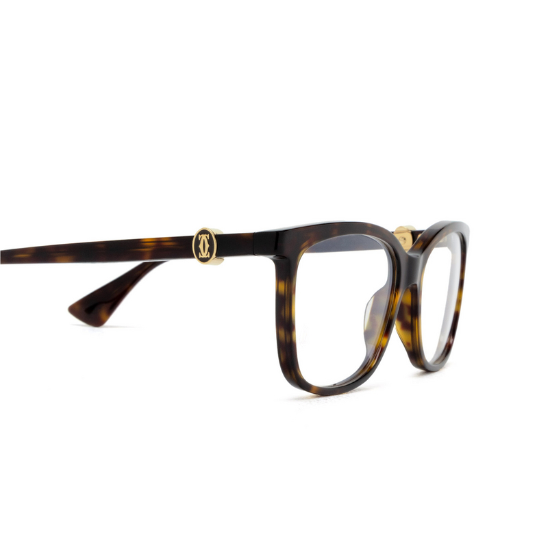 Cartier CT0493O Eyeglasses 002 havana - 3/4