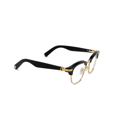 Cartier CT0496O Eyeglasses 003 black - three-quarters view