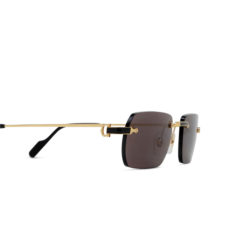 Lunettes de soleil Cartier CT0498S 001 gold - 3/4