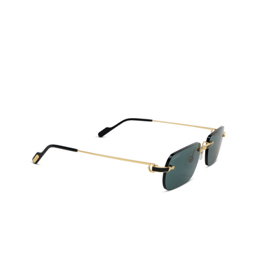 Cartier CT0498S Sunglasses 003 gold - three-quarters view