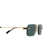 Lunettes de soleil Cartier CT0498S 003 gold - Vignette du produit 3/4