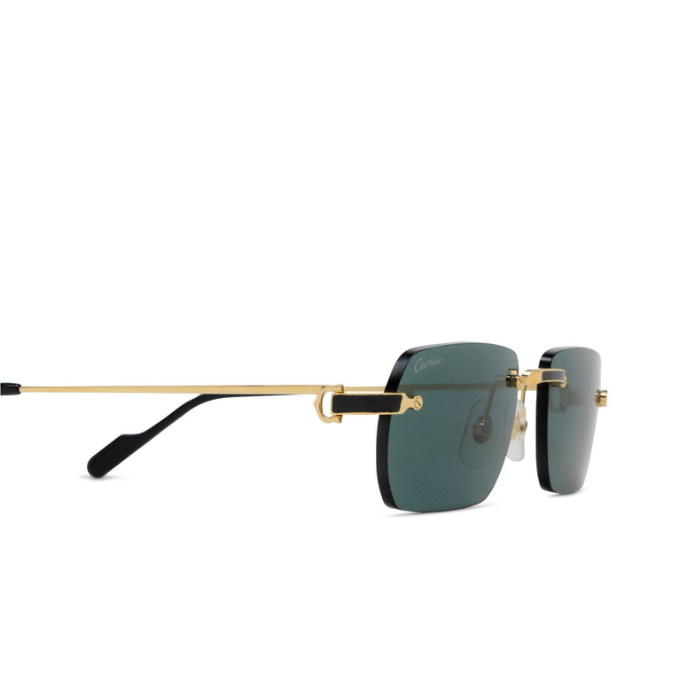 Gafas de sol Cartier CT0498S 003 gold - 3/4