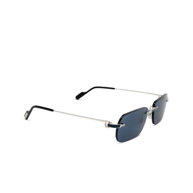 Cartier CT0498S Sunglasses 004 silver - three-quarters view