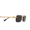 Lunettes de soleil Cartier CT0499S 001 gold - Vignette du produit 3/5