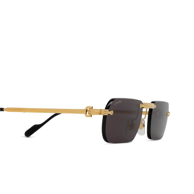 Gafas de sol Cartier CT0499S 001 gold - 3/5