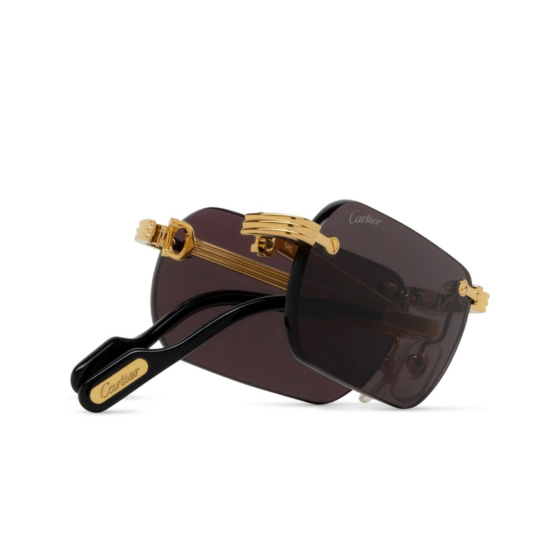 Lunettes de soleil Cartier CT0499S 001 gold - 4/5