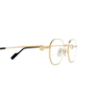 Lunettes de vue Cartier CT0500O 001 gold - Vignette du produit 3/4