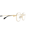 Gafas graduadas Cartier CT0500O 003 gold - Miniatura del producto 3/4