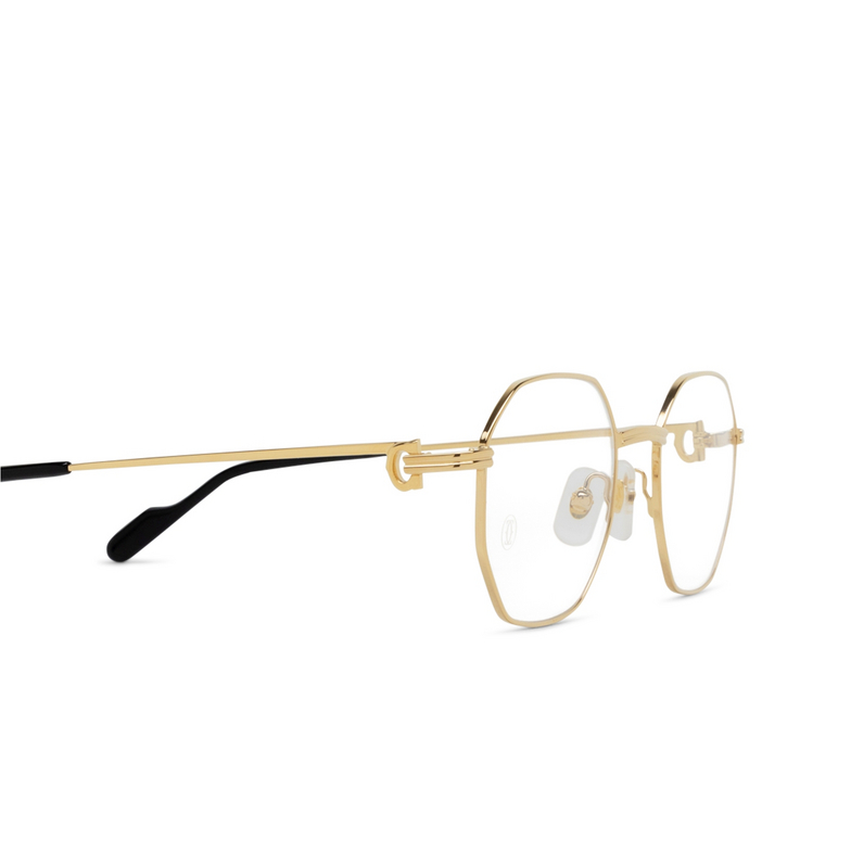 Gafas graduadas Cartier CT0500O 003 gold - 3/4