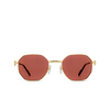 Lunettes de soleil Cartier CT0500S 002 gold - Vignette du produit 1/4