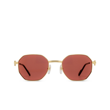 Lunettes de soleil Cartier CT0500S 002 gold - Vue de face