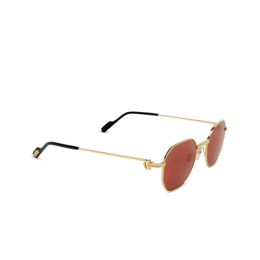 Cartier CT0500S Sunglasses 002 gold - three-quarters view