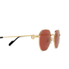 Lunettes de soleil Cartier CT0500S 002 gold - Vignette du produit 3/4