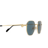 Lunettes de soleil Cartier CT0500S 003 gold - Vignette du produit 3/4