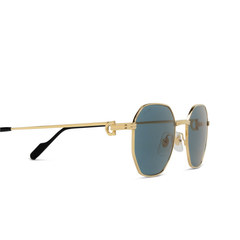 Lunettes de soleil Cartier CT0500S 003 gold - 3/4