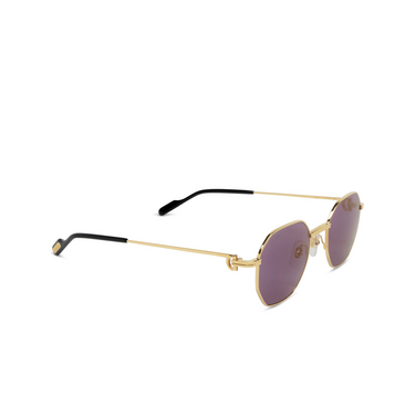 Cartier CT0500S Sunglasses 004 gold - three-quarters view