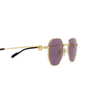 Lunettes de soleil Cartier CT0500S 004 gold - Vignette du produit 3/4