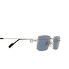 Lunettes de soleil Cartier CT0501S 004 silver - Vignette du produit 3/4