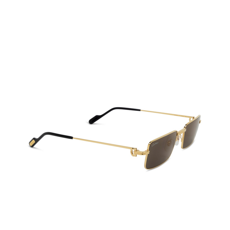 Lunettes de soleil Cartier CT0501S 005 gold - 2/4