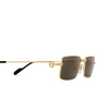 Lunettes de soleil Cartier CT0501S 005 gold - Vignette du produit 3/4