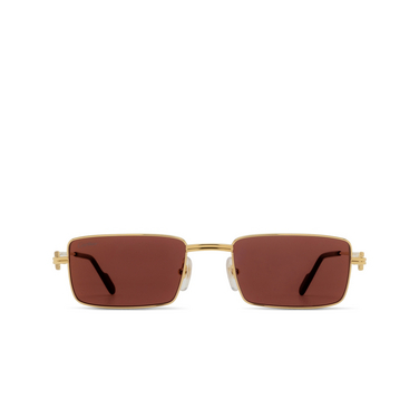 Lunettes de soleil Cartier CT0501S 006 gold - Vue de face