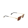 Lunettes de soleil Cartier CT0501S 006 gold - Vignette du produit 2/4