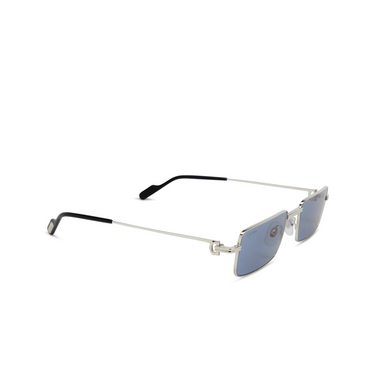 Lunettes de soleil Cartier CT0501S 008 silver - Vue trois quarts