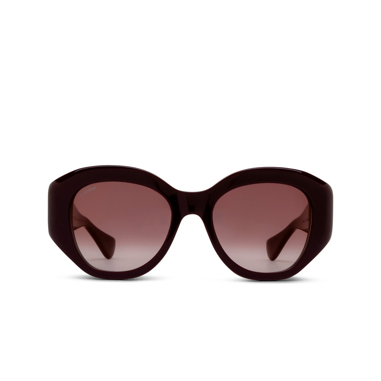 Cartier CT0502S Sunglasses 004 burgundy - 1/4