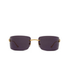 Gafas de sol Cartier CT0503S 001 gold - Miniatura del producto 1/4