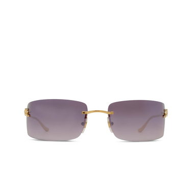 Occhiali da sole Cartier CT0503S 003 gold - frontale