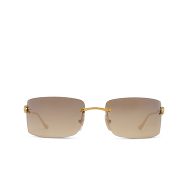 Lunettes de soleil Cartier CT0503S 004 gold - Vue de face