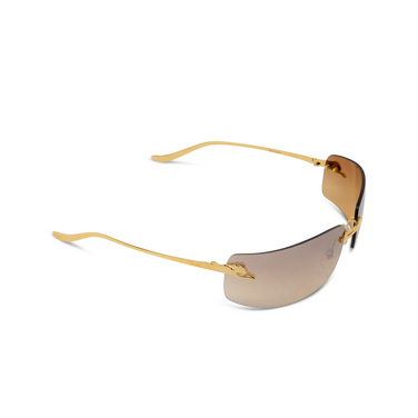 Cartier CT0503S Sunglasses 004 gold - three-quarters view