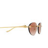 Gafas de sol Cartier CT0504S 002 gold - Miniatura del producto 3/4