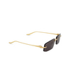 Lunettes de soleil Cartier CT0505S 001 gold - Vignette du produit 2/4