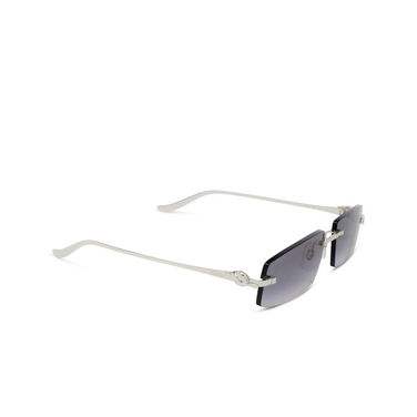 Cartier CT0505S Sunglasses 002 silver - three-quarters view