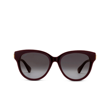 Lunettes de soleil Cartier CT0506S 003 burgundy - Vue de face