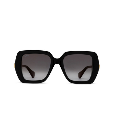 Lunettes de soleil Cartier CT0507S 001 black - Vue de face