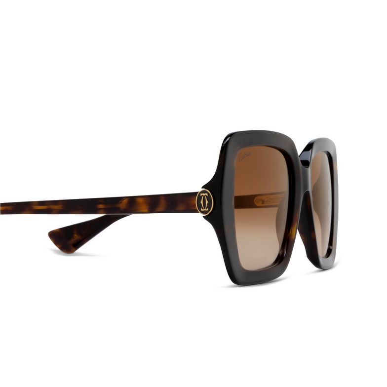 Cartier CT0507S Sunglasses 002 havana - 3/4