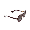 Lunettes de soleil Cartier CT0507S 003 burgundy - Vignette du produit 2/4