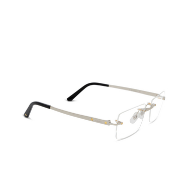 Cartier CT0511O Eyeglasses 002 silver - three-quarters view