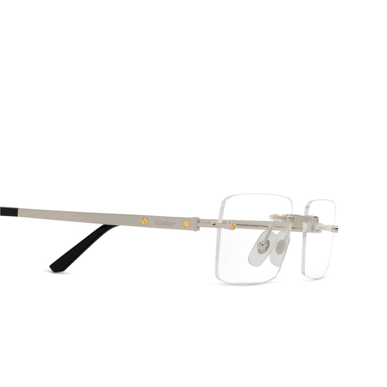 Lunettes de vue Cartier CT0511O 002 silver - 3/4