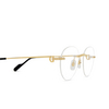 Occhiali da vista Cartier CT0514O 001 gold - anteprima prodotto 3/4