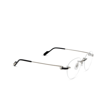 Gafas graduadas Cartier CT0517O 003 ruthenium - Vista tres cuartos